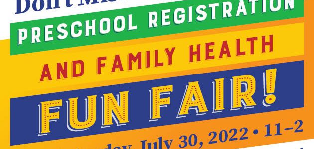 Preschool Registration and Family Health Fun Fair